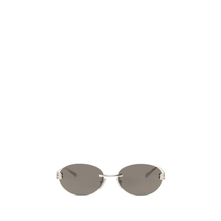 Balenciaga Silver Metal Sunglasses