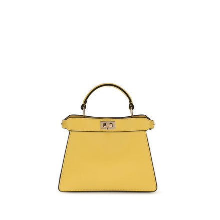 Fendi Bicolor Calf Leather Handbag