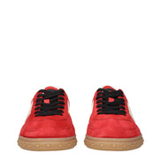 Valentino Garavani Red Leather Low Top Sneakers