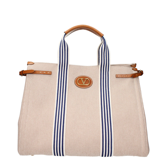 Valentino Garavani Beige Fabric Handbag