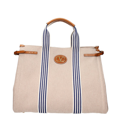 Valentino Garavani Beige Fabric Handbag