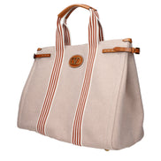 Valentino Garavani Beige Fabric Handbag