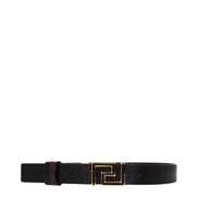 Versace Brown Leather Regular Belt