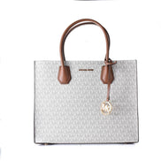 Michael Kors Grey Leather Handbag