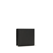 Saint Laurent Black Calf Leather Wallet
