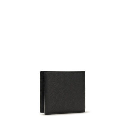 Saint Laurent Black Calf Leather Wallet