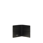 Saint Laurent Black Calf Leather Wallet