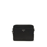 Borsa a Spalla Prada Nera in Poliammide Riciclata