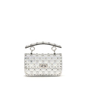 Valentino Garavani Silver Leather Handbag