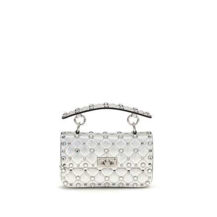 Valentino Garavani Silver Leather Handbag
