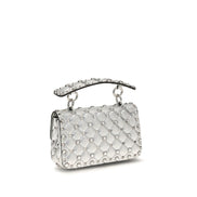 Valentino Garavani Silver Leather Handbag