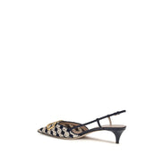 Escarpins Valentino Garavani en Chèvre Multicolore à Talon Moyen