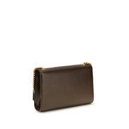 Saint Laurent Brown Calf Leather Shoulder Bag
