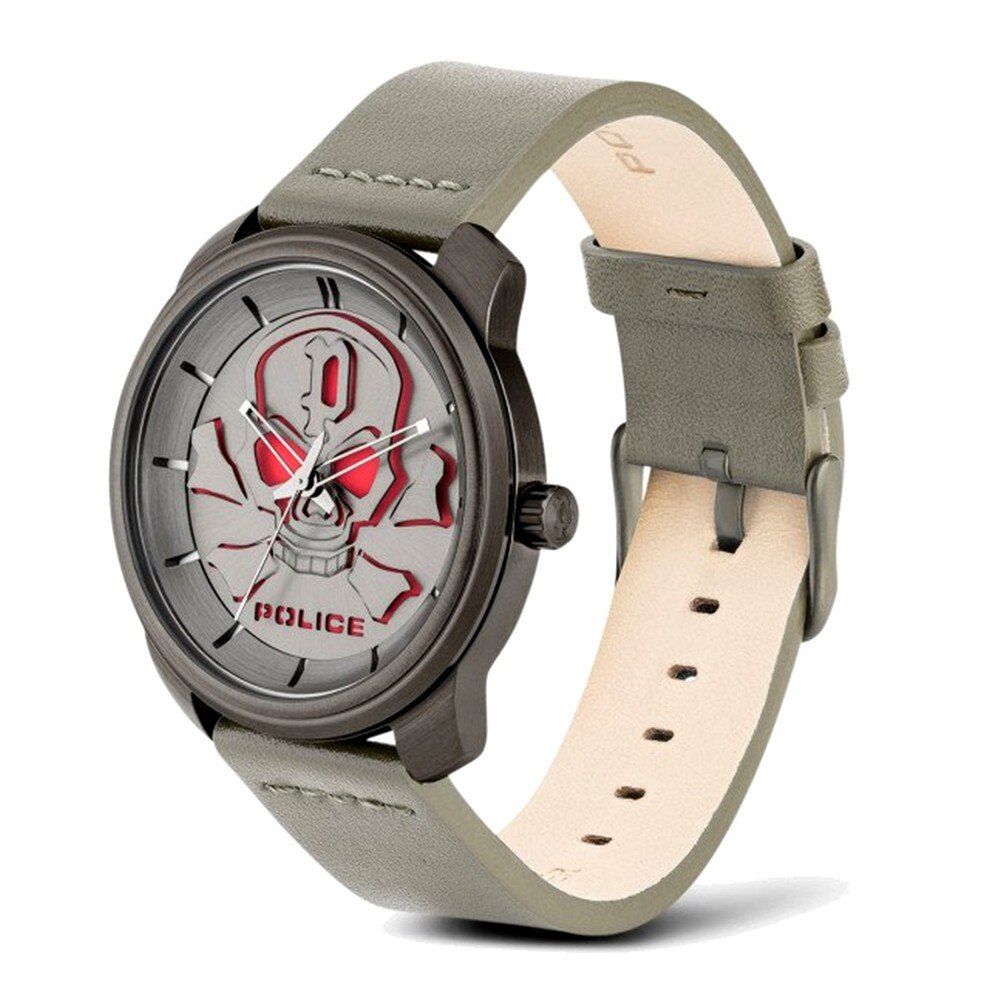 Orologio da Polso Police in Pelle Grigia