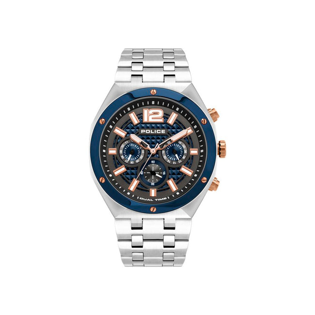 Orologio elegante Police grigio in acciaio inossidabile