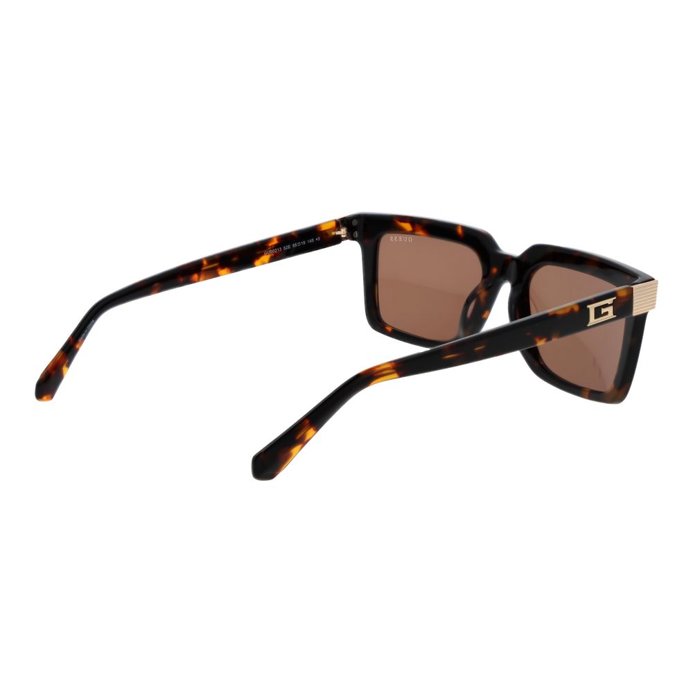 Occhiali da sole Guess in acetato marrone