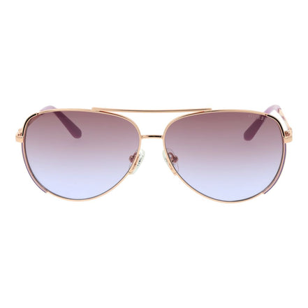 Occhiali da sole Guess in metallo color oro rosa