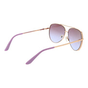 Occhiali da sole Guess in metallo color oro rosa