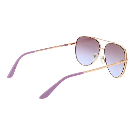 Occhiali da sole Guess in metallo color oro rosa