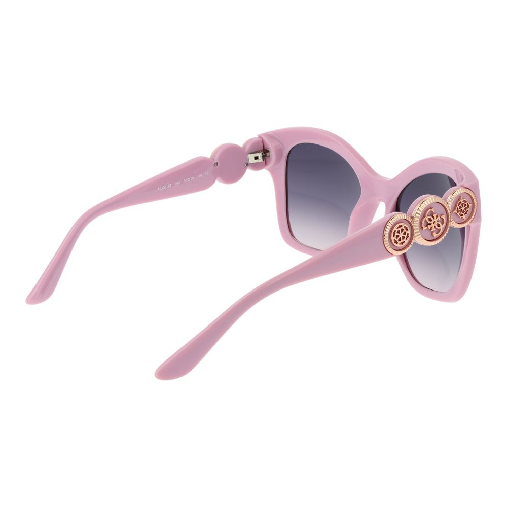 Occhiali da sole rosa in plastica Guess
