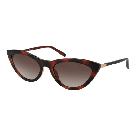 Lunettes de soleil en plastique marron Guess