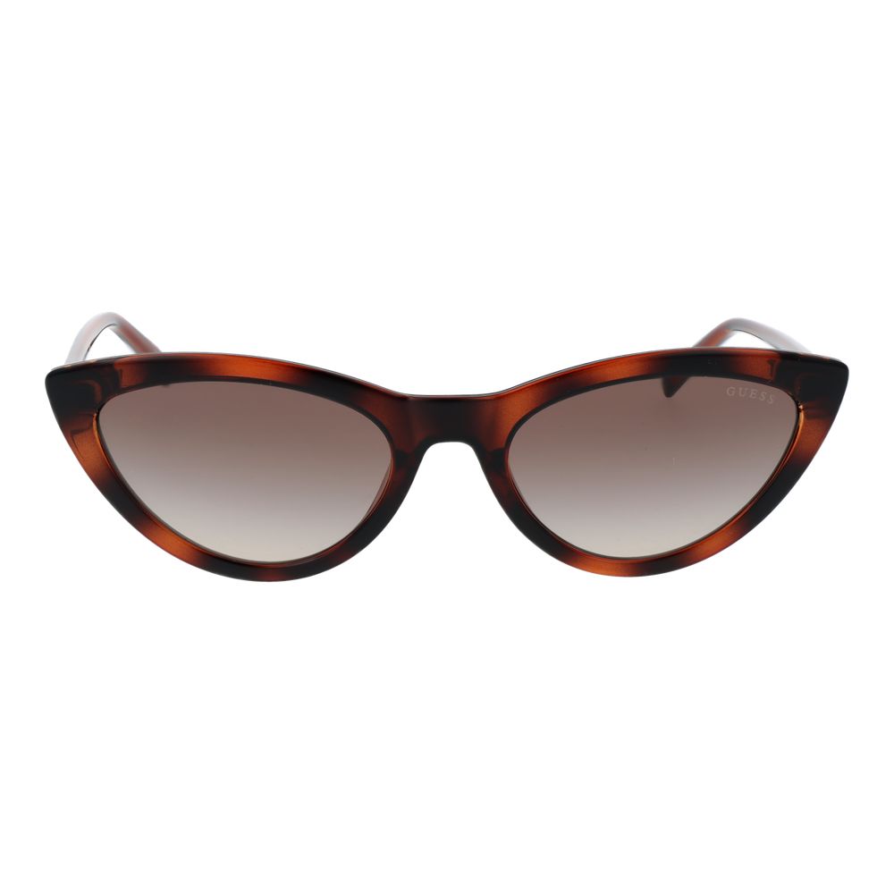 Occhiali da sole Guess in plastica marrone