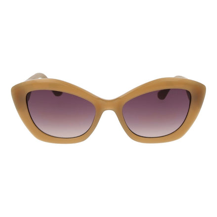Lunettes de soleil en plastique marron Guess