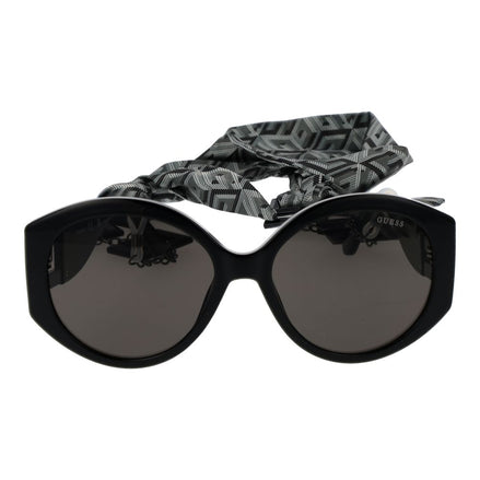 Lunettes de soleil Guess en plastique noir