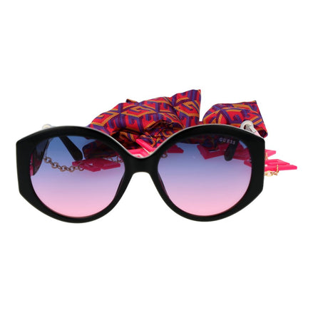 Lunettes de soleil Guess en plastique noir