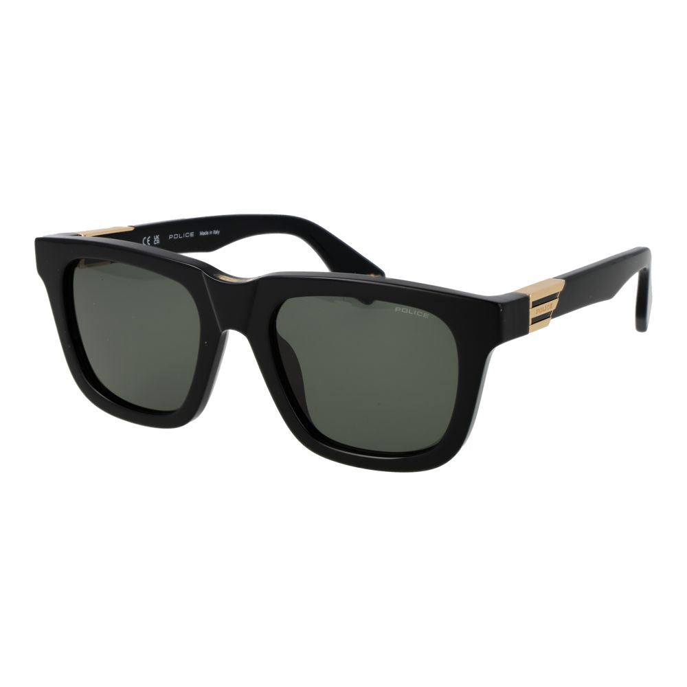 Police Black Cellulose Acetate Sunglasses
