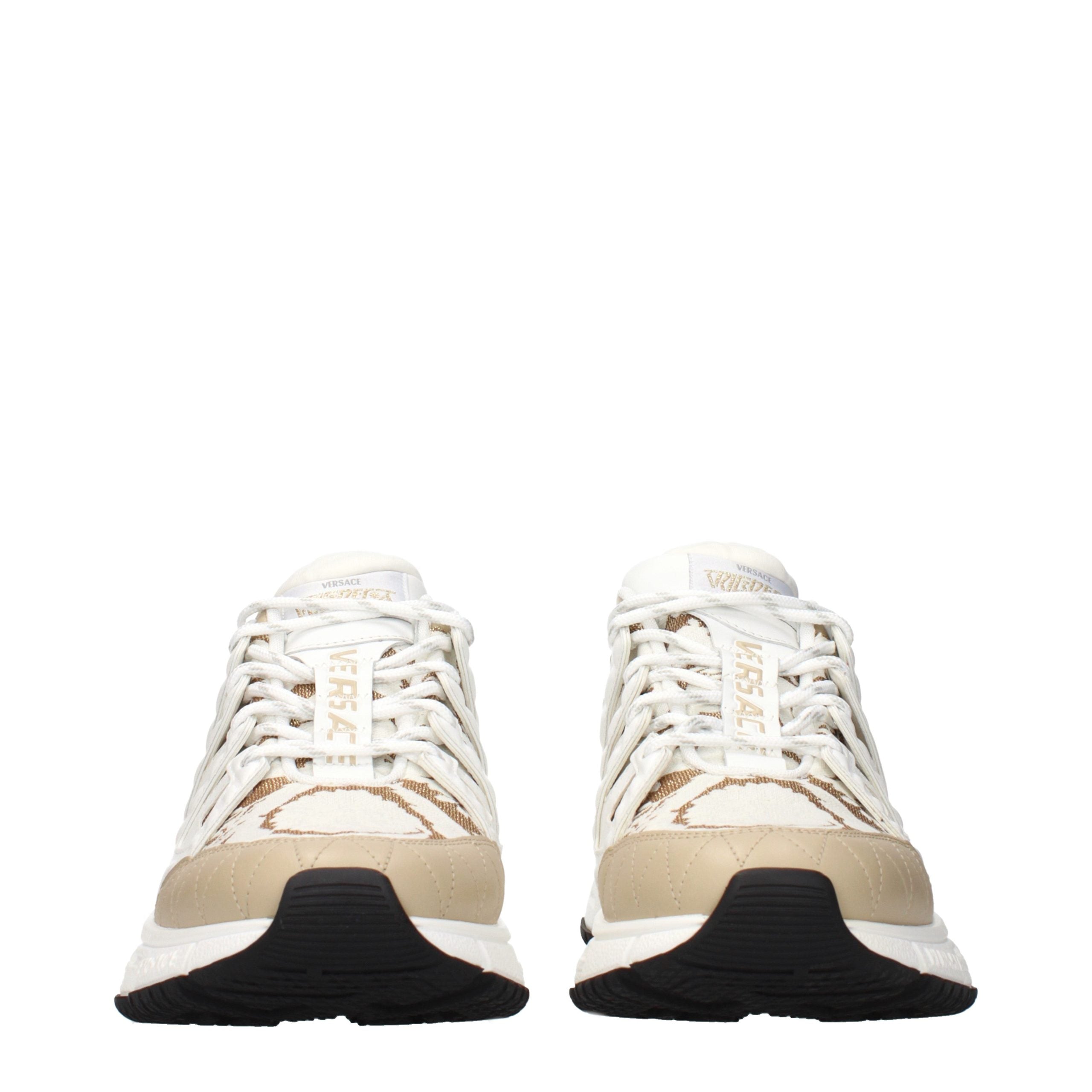 Versace White Athletic Sneakers