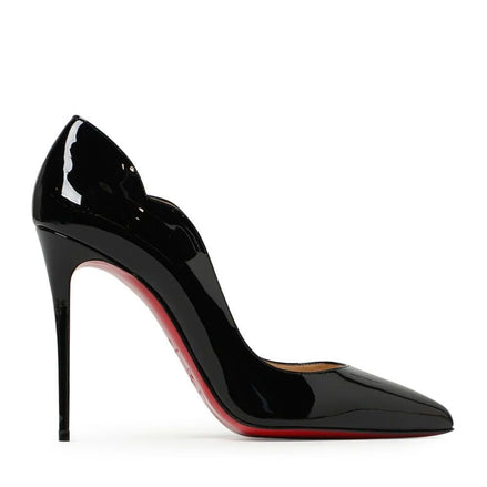 Christian Louboutin Décolleté Hot Chick in Vernice Nera 100