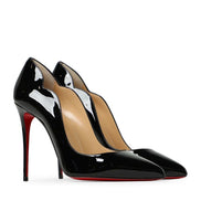 Christian Louboutin Décolleté Hot Chick in Vernice Nera 100