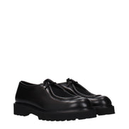 Max Mara Black Leather Oxfords And Derbies