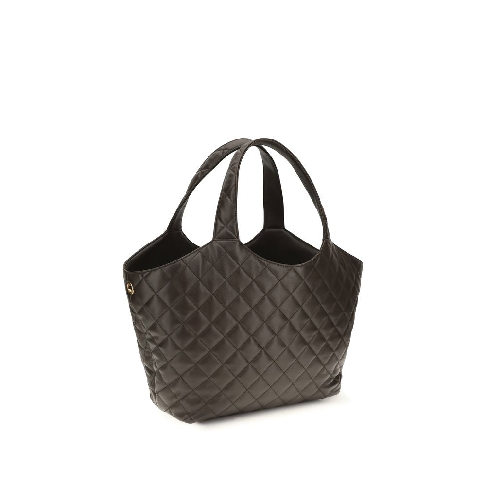 Saint Laurent Bicolor Napa Leather / Calf Shoulder Bag