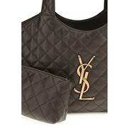 Saint Laurent Bicolor Napa Leather / Calf Shoulder Bag