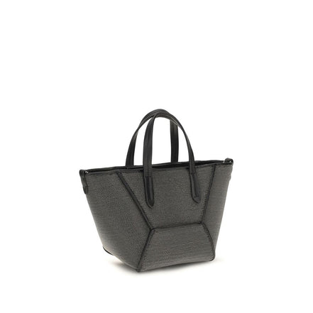 Brunello Cucinelli Black Calf Leather Shoulder Bag