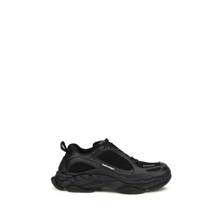 Balenciaga Black Polyester Athletic Sneakers