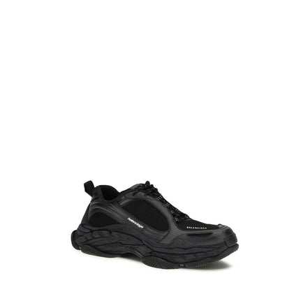 Balenciaga Black Polyester Athletic Sneakers