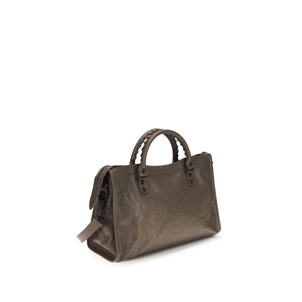 Balenciaga Bicolor Leather Shoulder Bag
