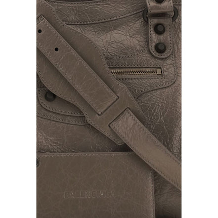 Balenciaga Bicolor Leather Shoulder Bag