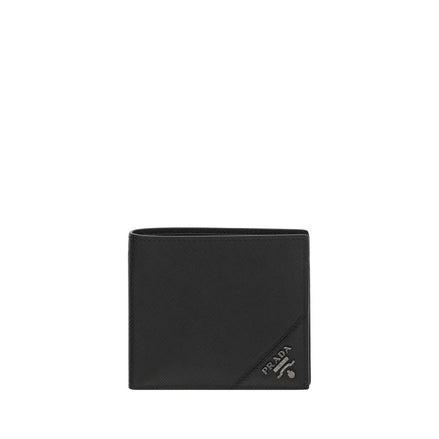 Prada Black Calf Leather Wallet - Billfold