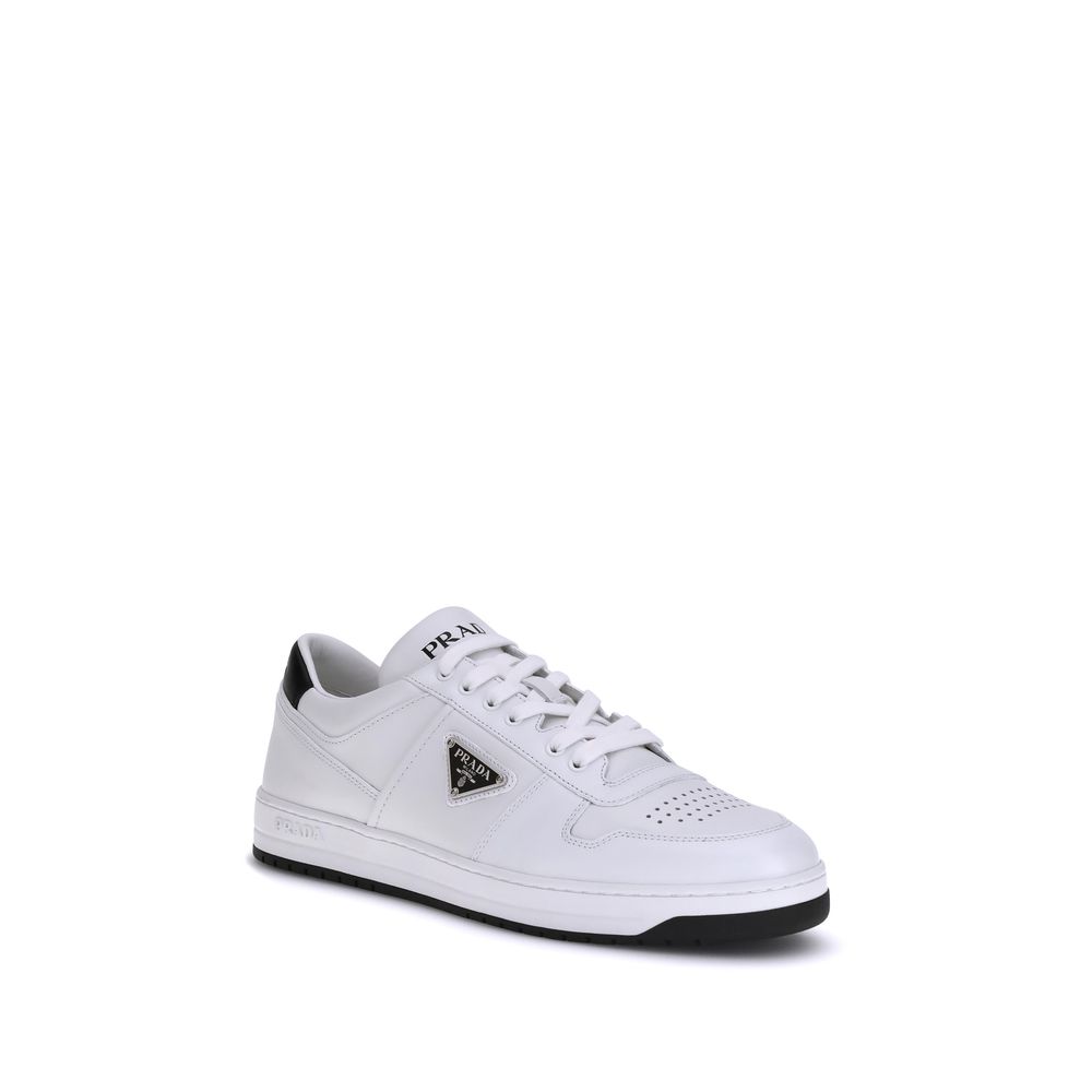 Prada White Low Top Sneakers