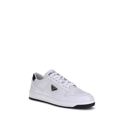 Prada White Low Top Sneakers