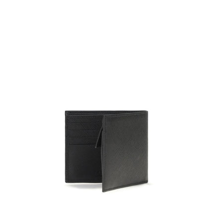 Prada Black Calf Leather Wallet - Bifold