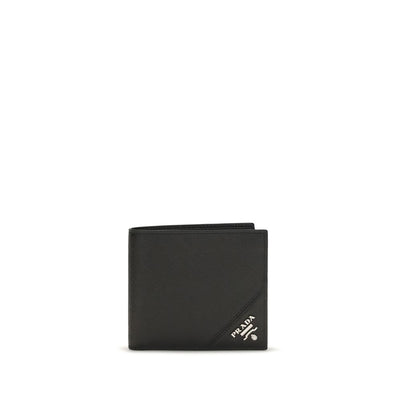 Prada Black Calf Leather Wallet - Men
