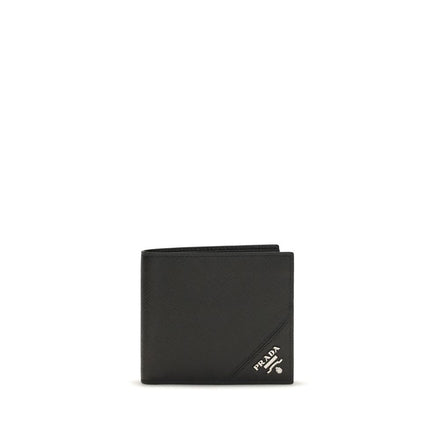 Prada Black Calf Leather Wallet - Men