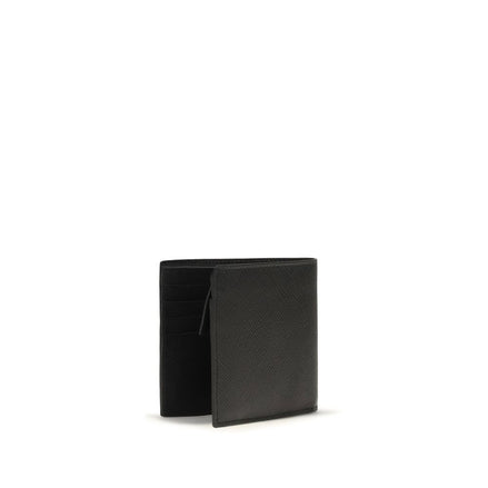 Prada Black Calf Leather Wallet - Men