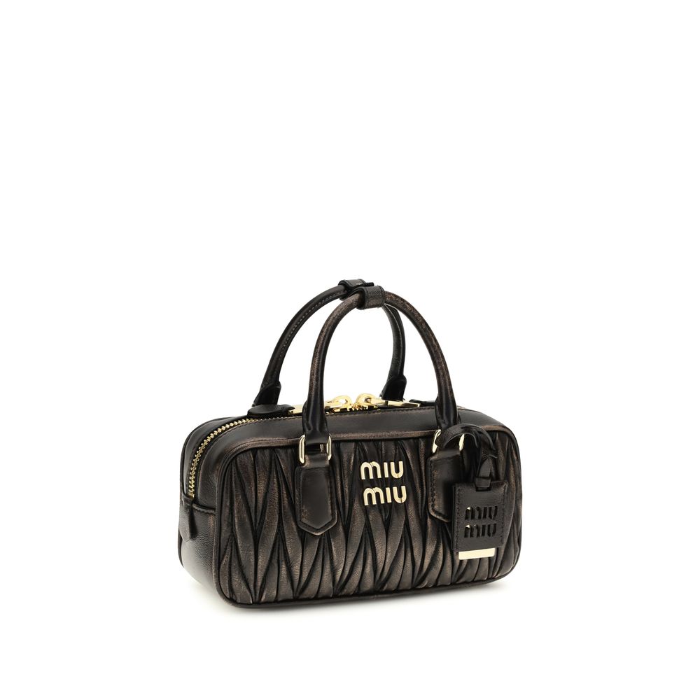 Miu Miu Brown Lambskin Handbag
