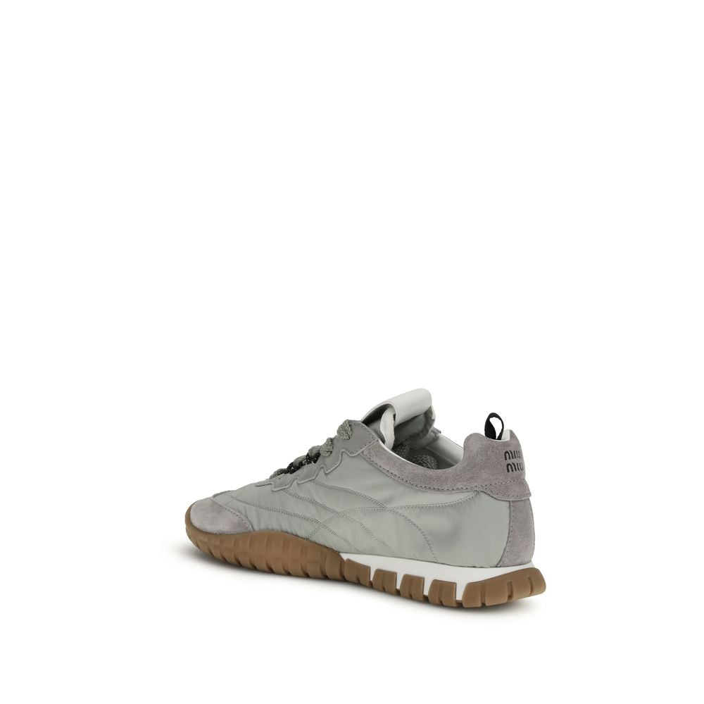 Miu Miu Gray Athletic Sneakers